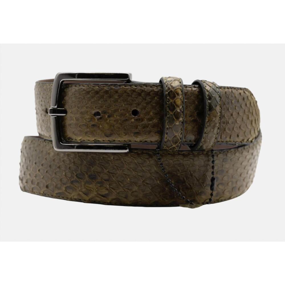 NEW LUSSO BENI women's medusa belt in olive